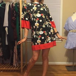 60'S FLORAL MOD DRESS